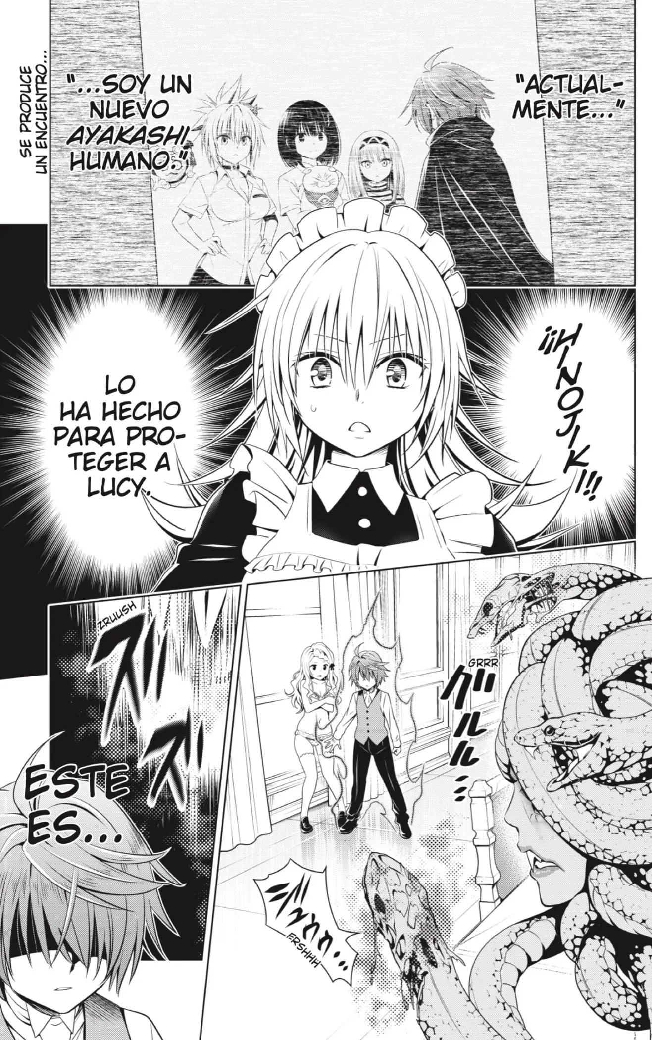 Ayakashi Triangle capítulo 122, página 3