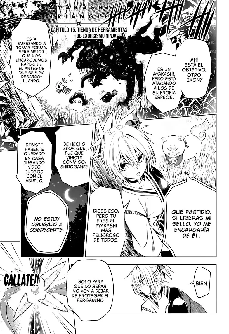 Ayakashi Triangle capítulo 15, página 2