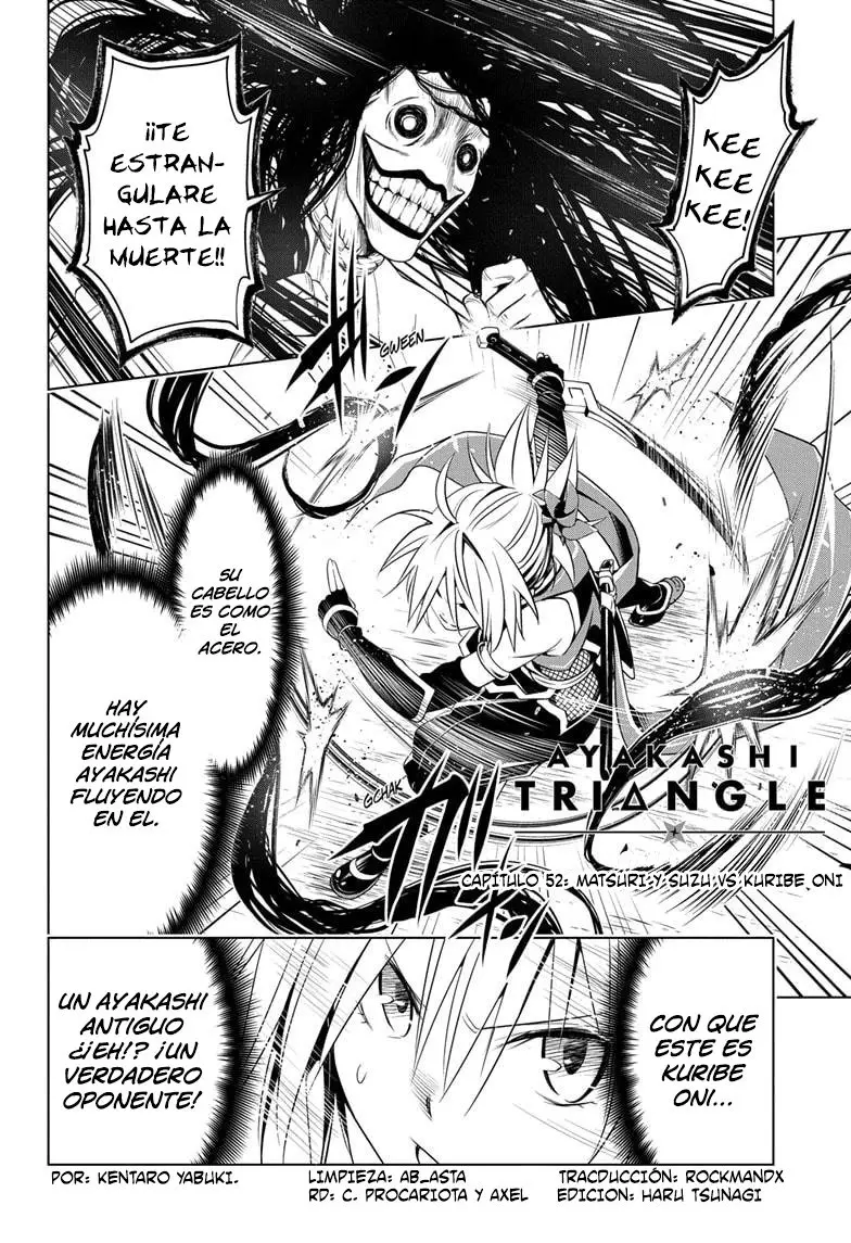 Ayakashi Triangle capítulo 52, página 3