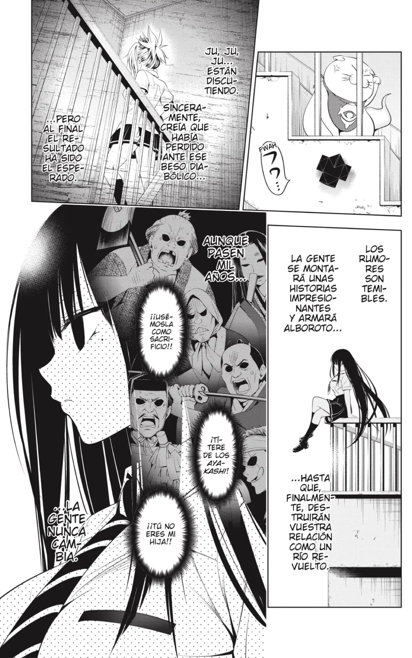 Ayakashi Triangle capítulo 73, página 7