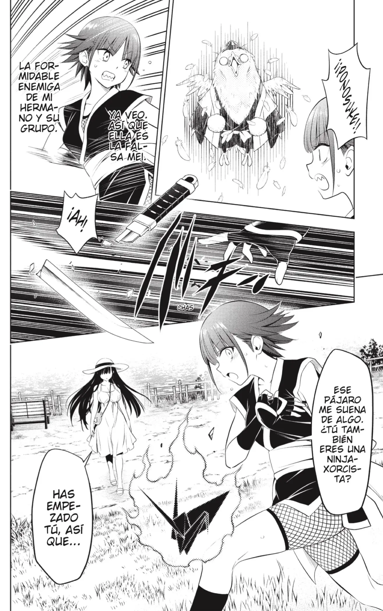 Ayakashi Triangle capítulo 85, página 12