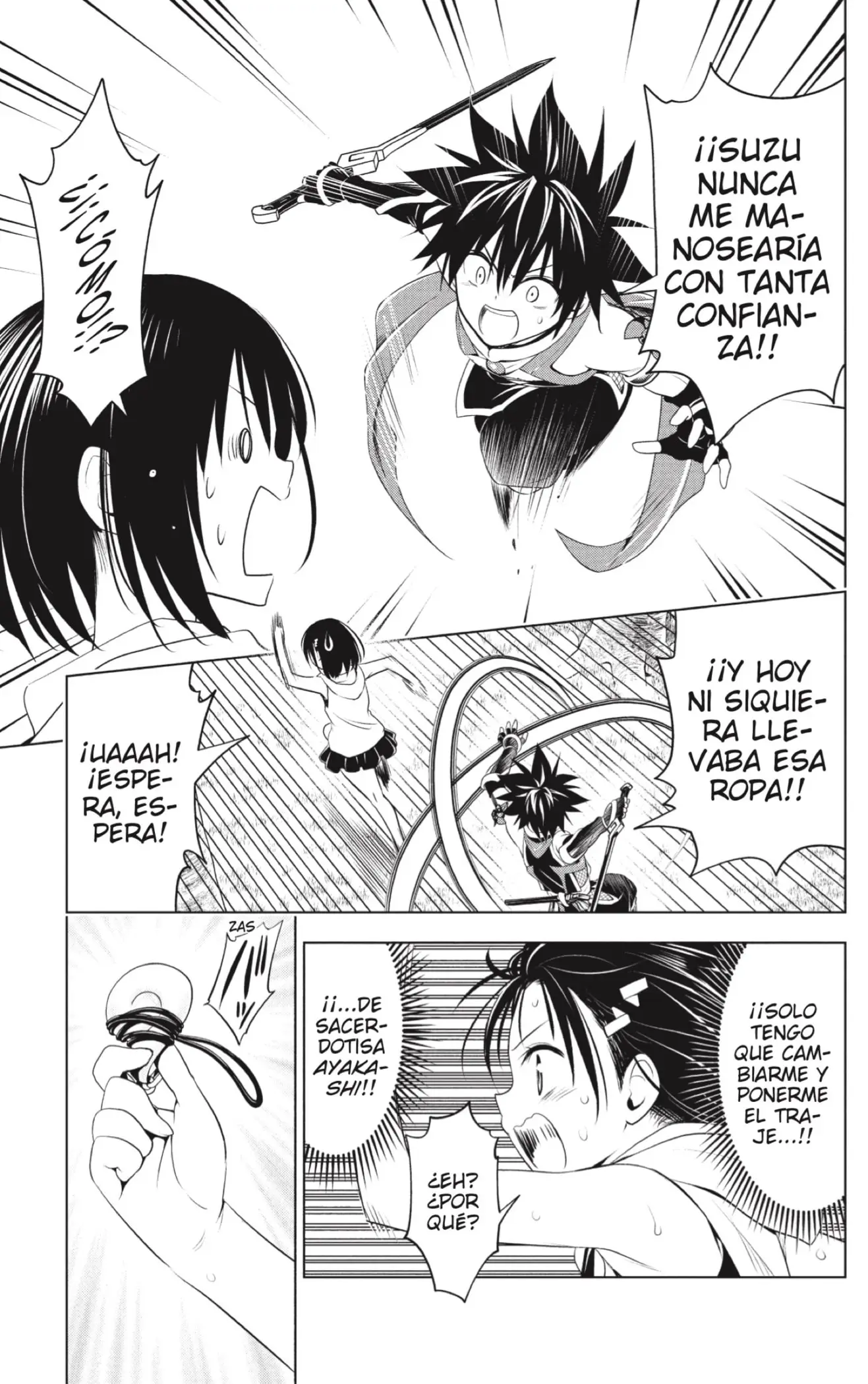 Ayakashi Triangle capítulo 87, página 15