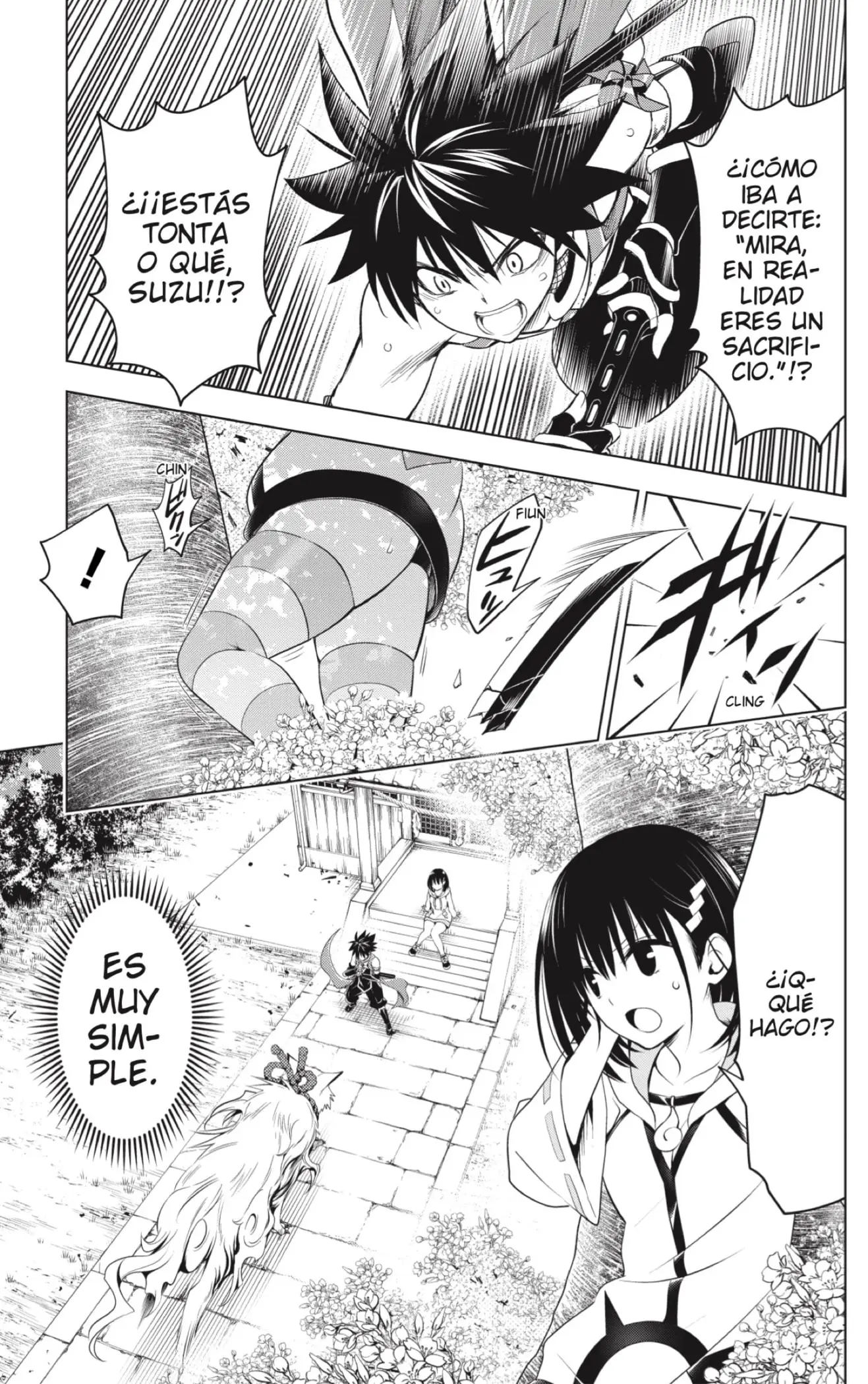 Ayakashi Triangle capítulo 88, página 3