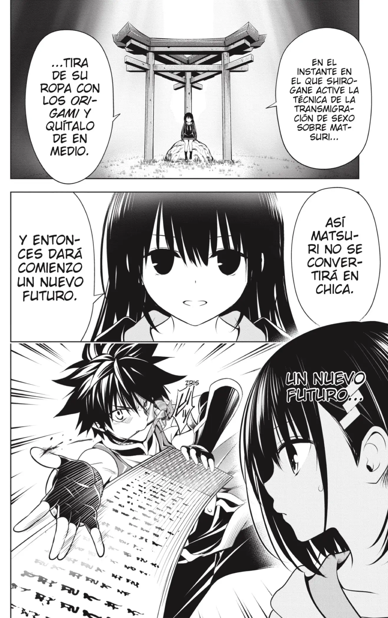 Ayakashi Triangle capítulo 88, página 4