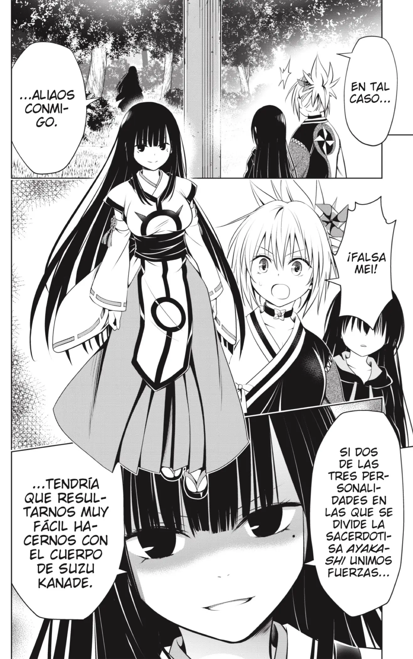 Ayakashi Triangle capítulo 91, página 10
