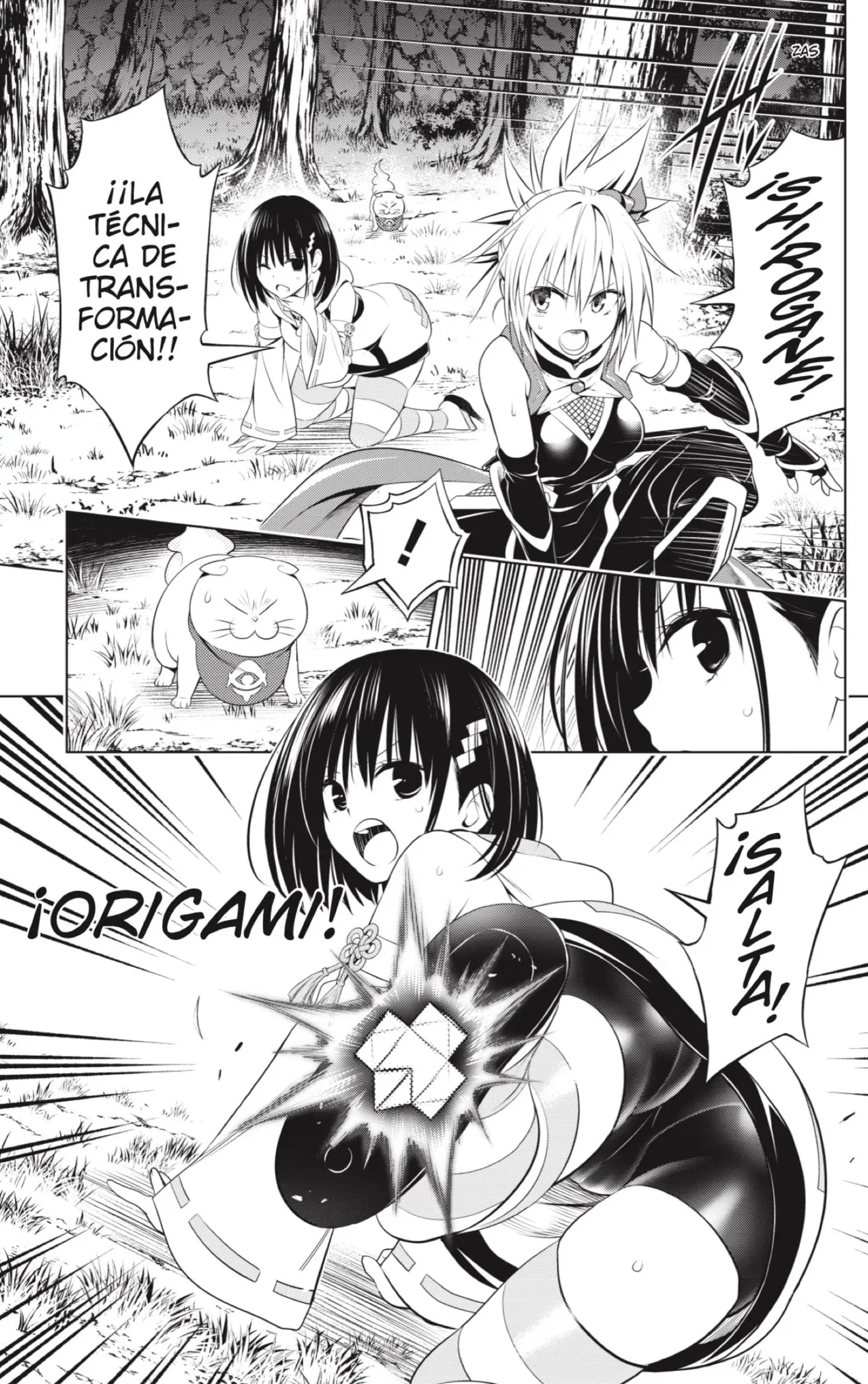 Ayakashi Triangle capítulo 98, página 15