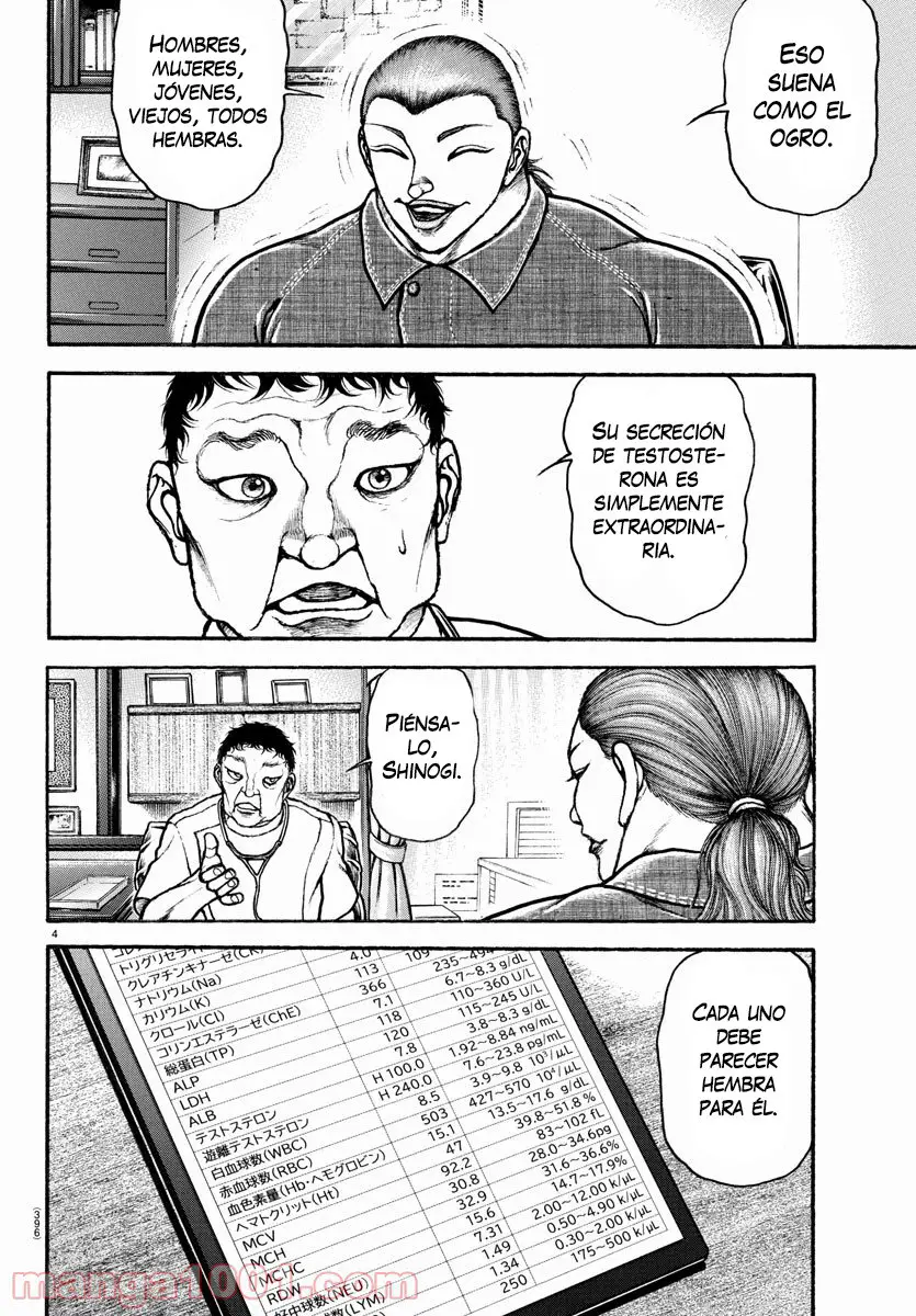 Baki Dou capítulo 100, página 5