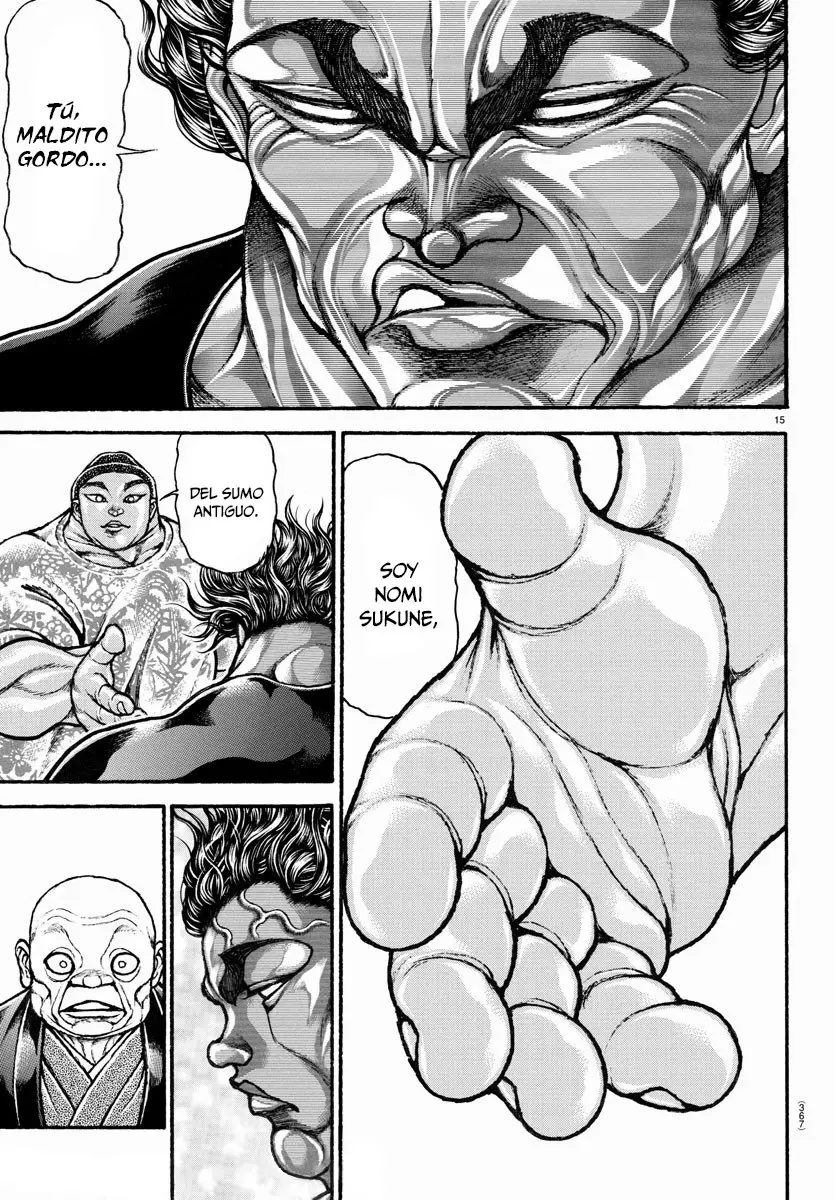 Baki Dou capítulo 101, página 15