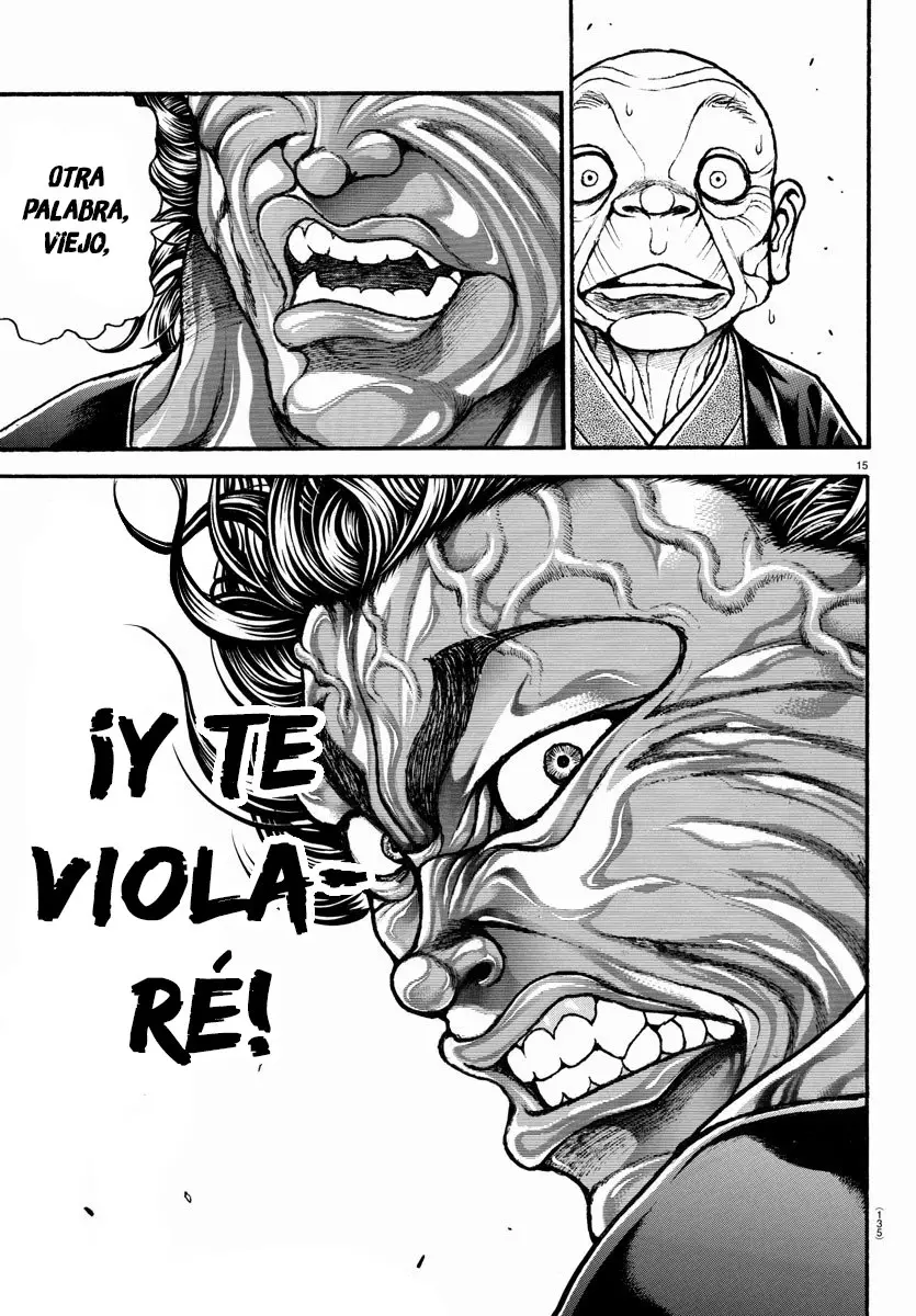 Baki Dou capítulo 103, página 15