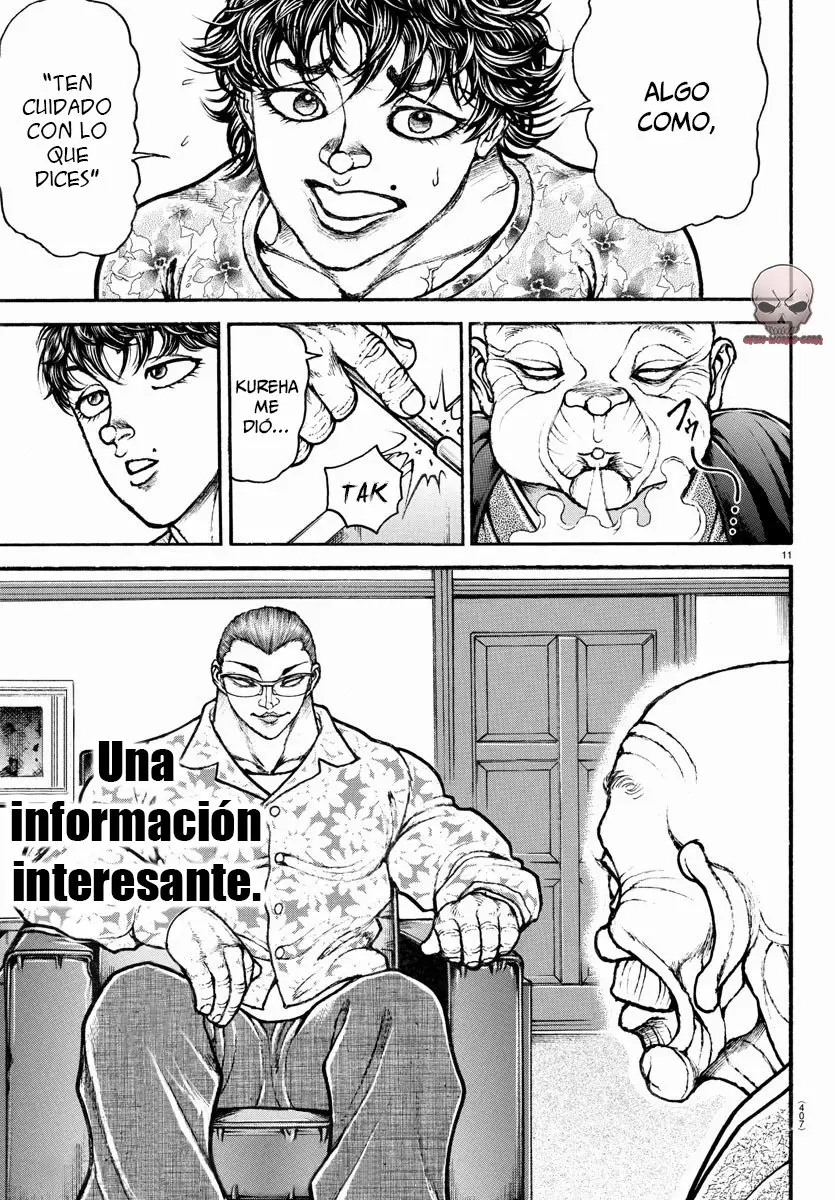 Baki Dou capítulo 105, página 12