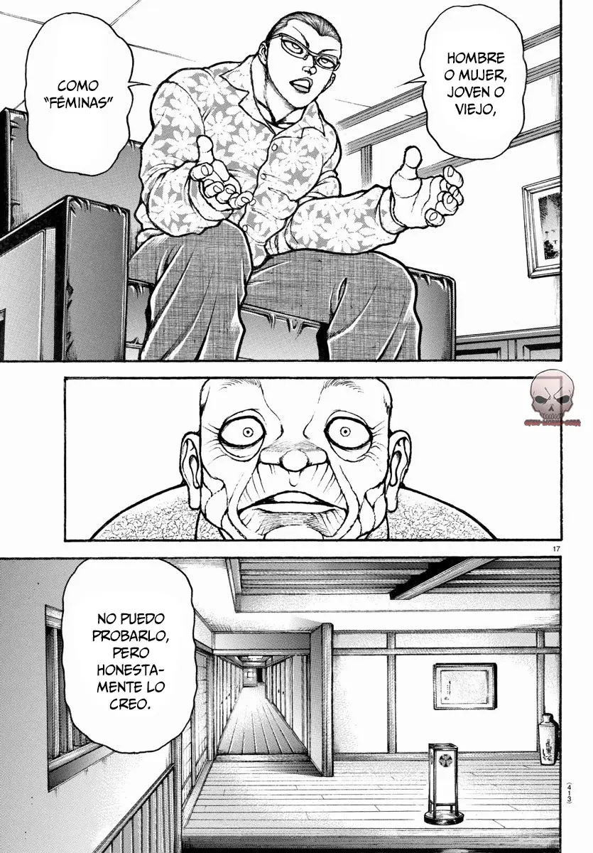 Baki Dou capítulo 105, página 19