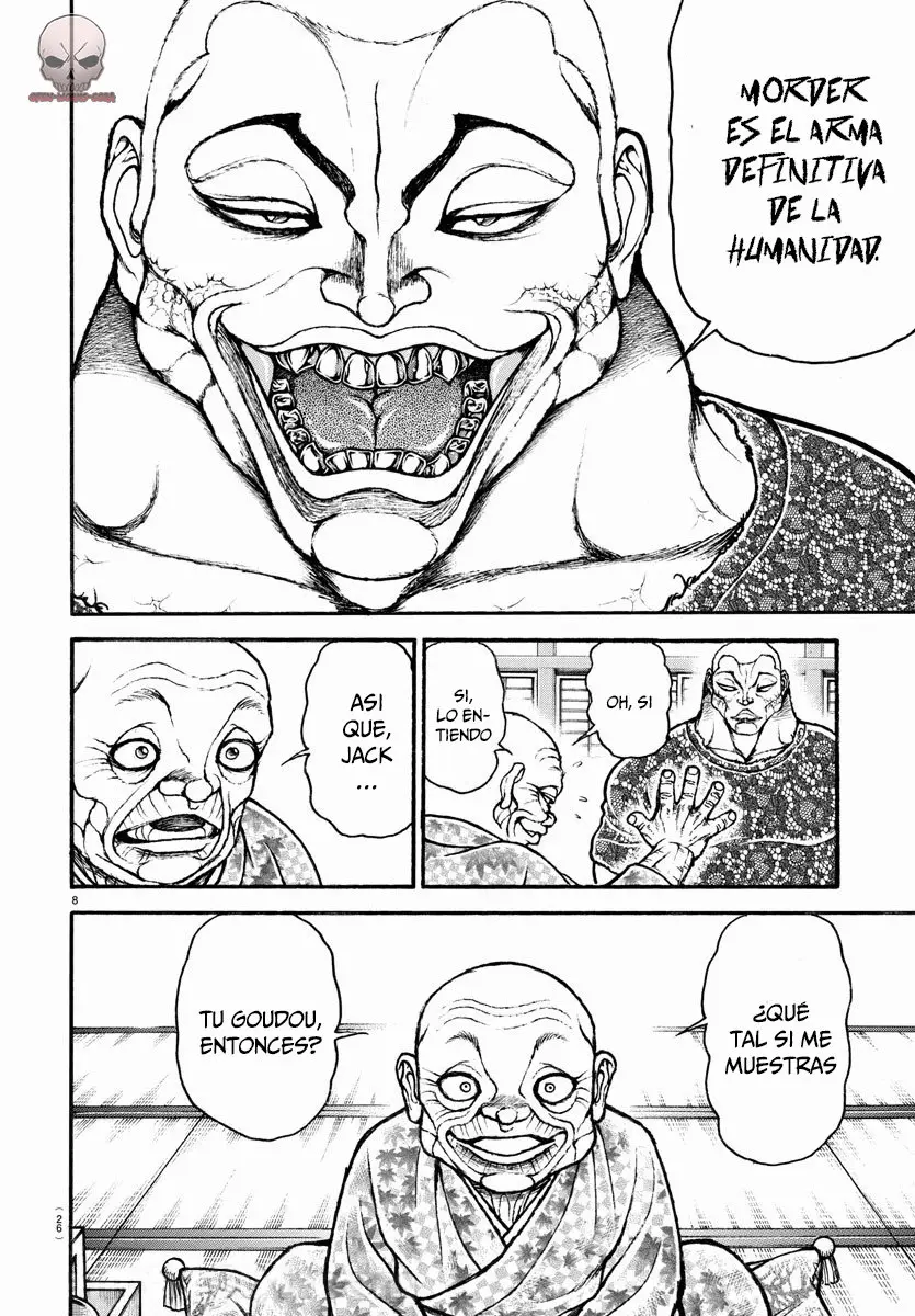 Baki Dou capítulo 107, página 9