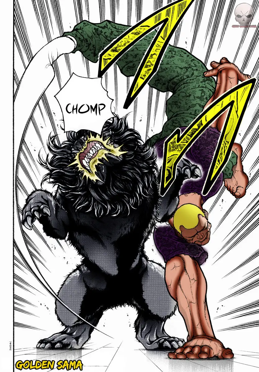 Baki Dou capítulo 108, página 15