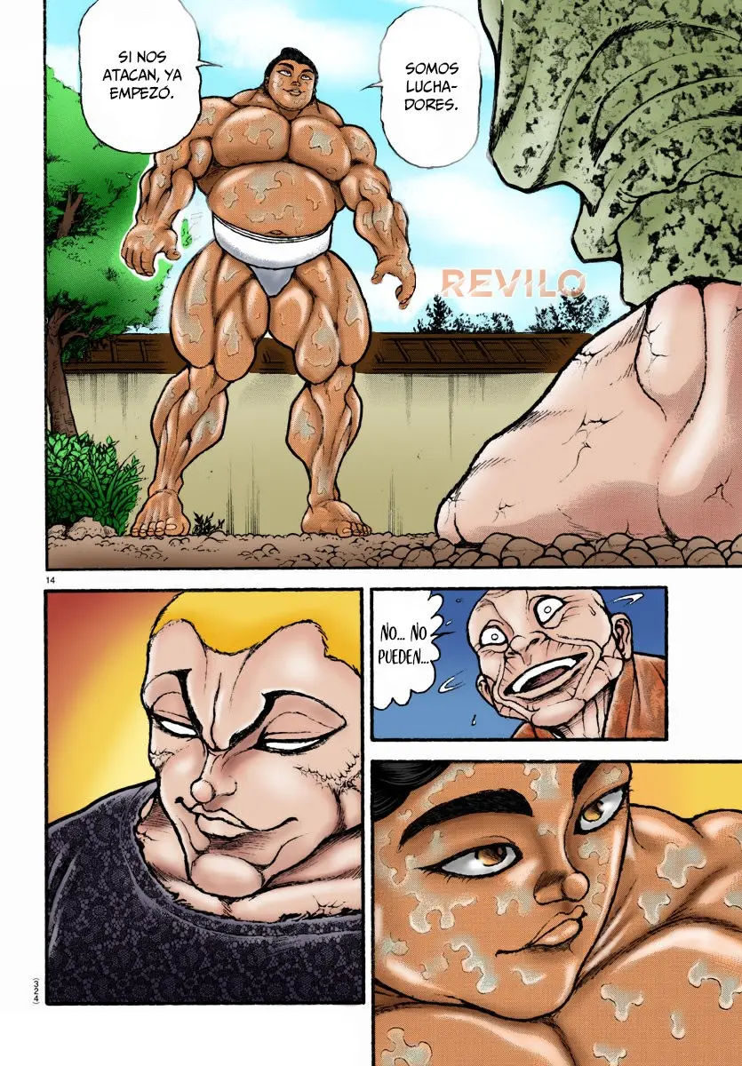 Baki Dou capítulo 112, página 14