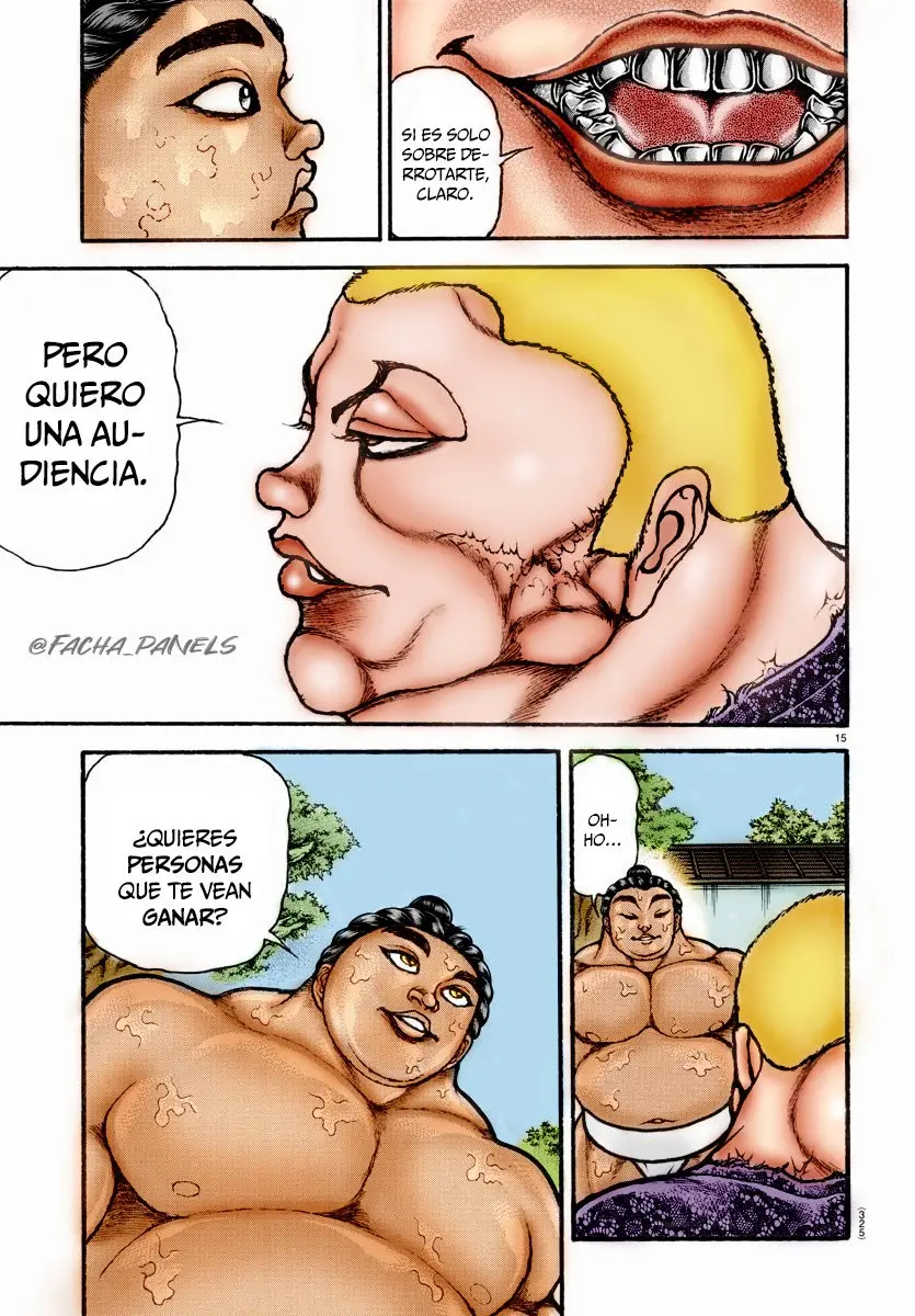 Baki Dou capítulo 112, página 16