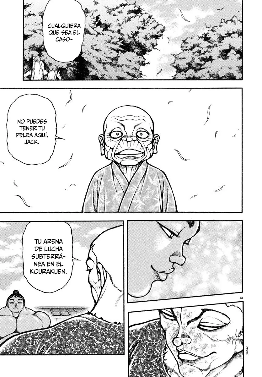 Baki Dou capítulo 113, página 17