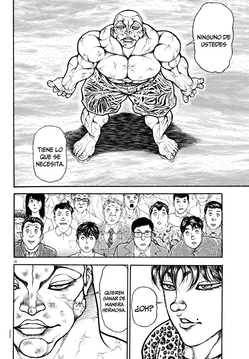 Baki Dou capítulo 122, página 19