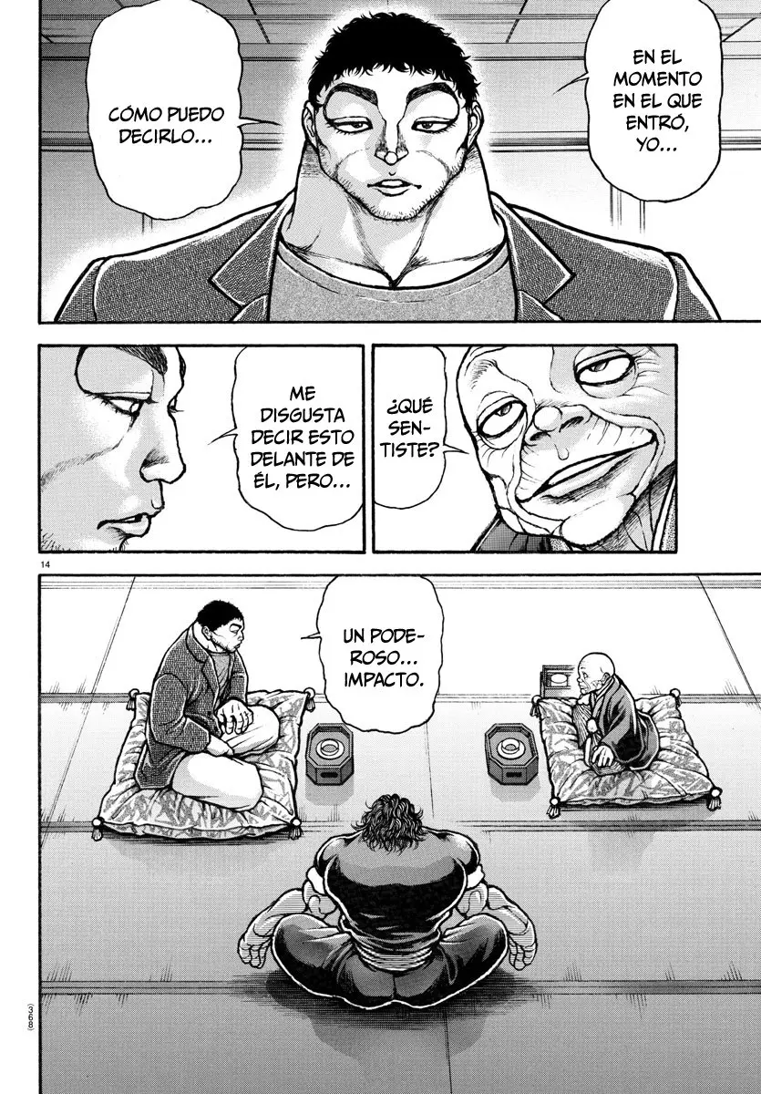 Baki Dou capítulo 124, página 14