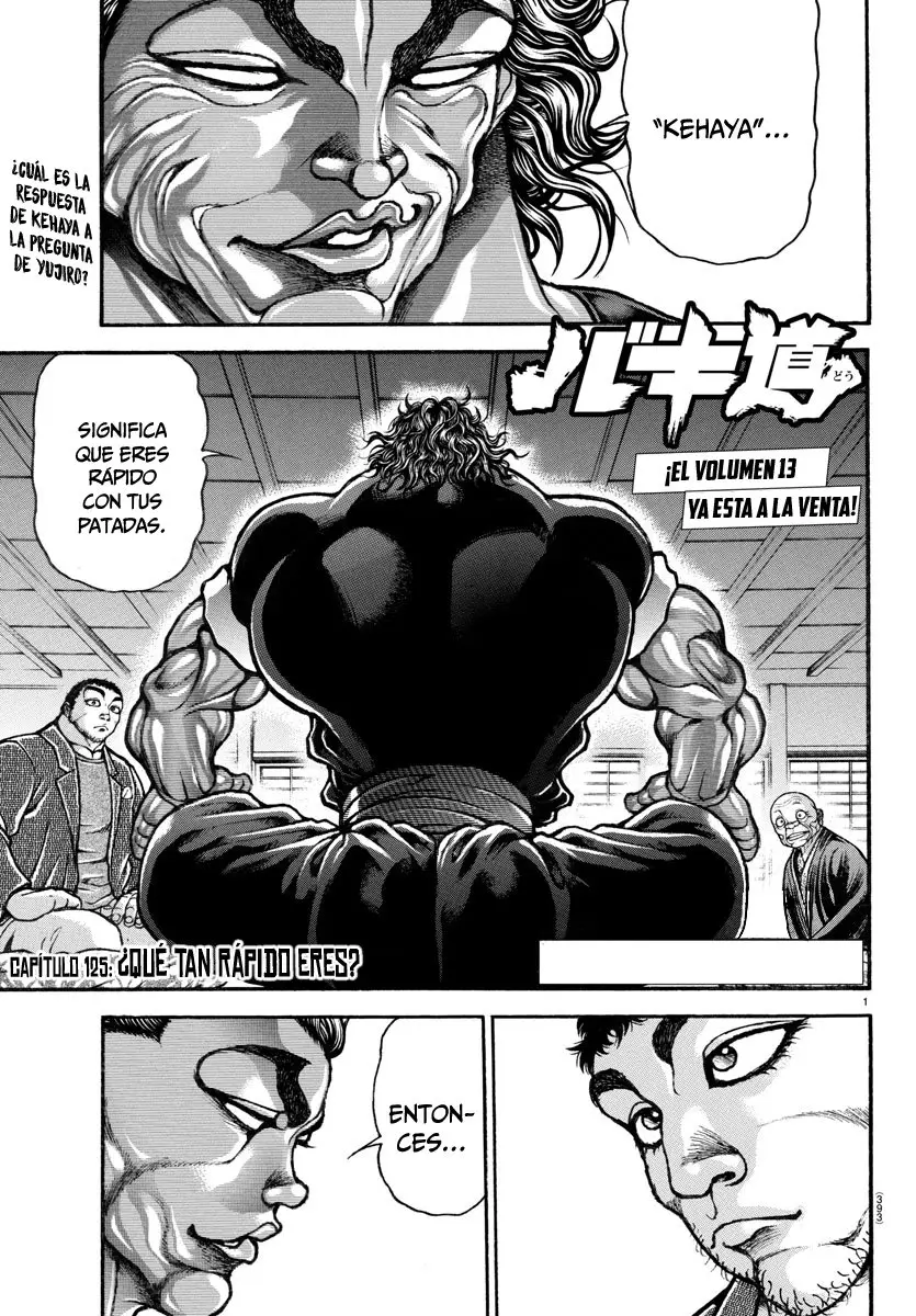 Baki Dou capítulo 125, página 3