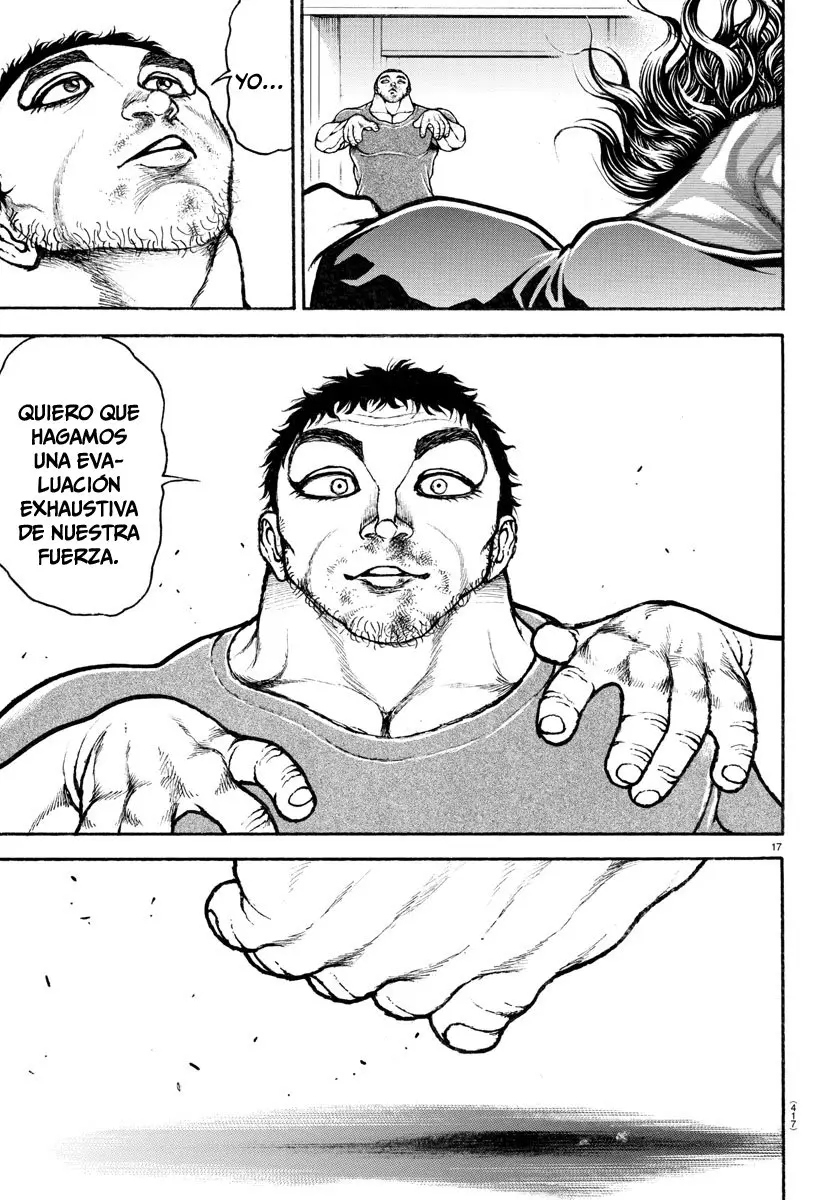 Baki Dou capítulo 126, página 17