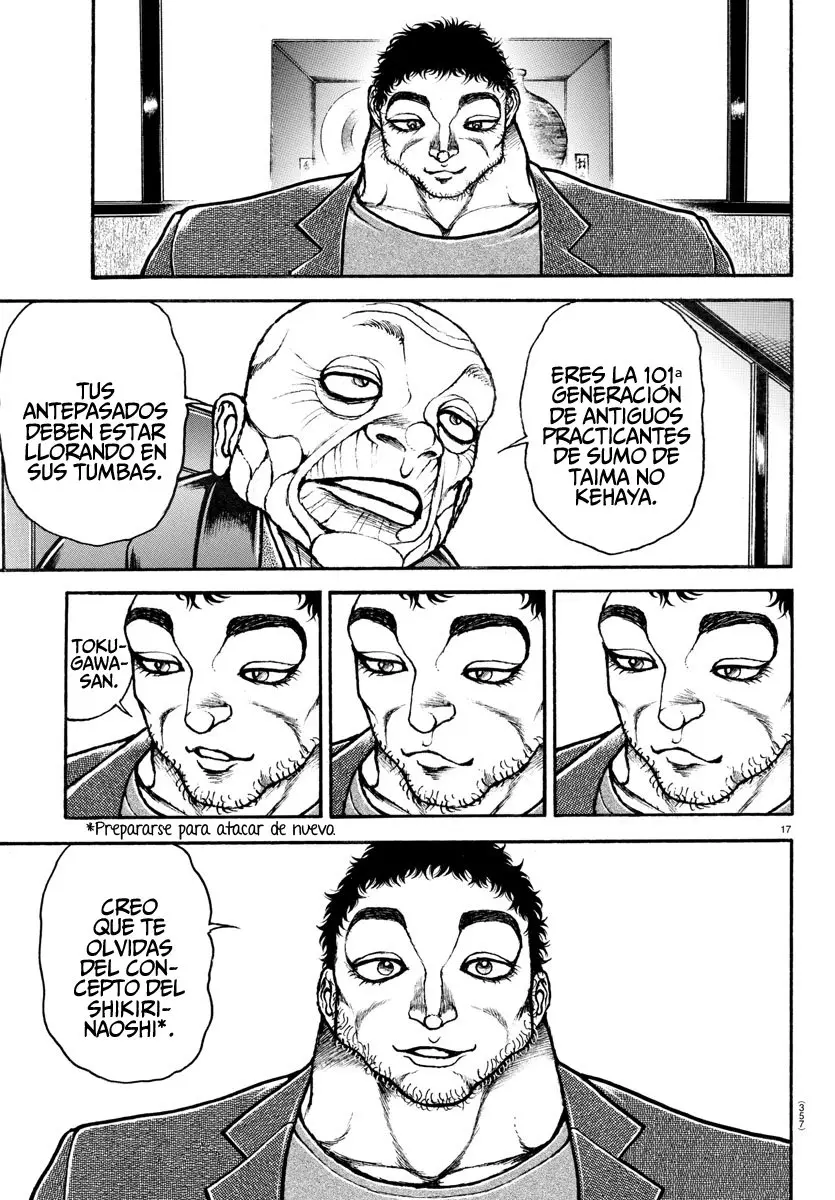 Baki Dou capítulo 128, página 19
