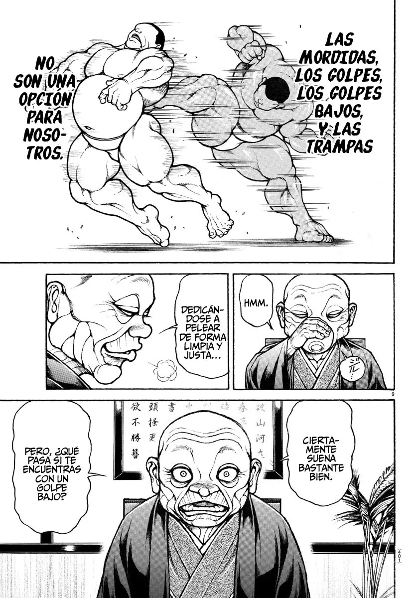 Baki Dou capítulo 129, página 10