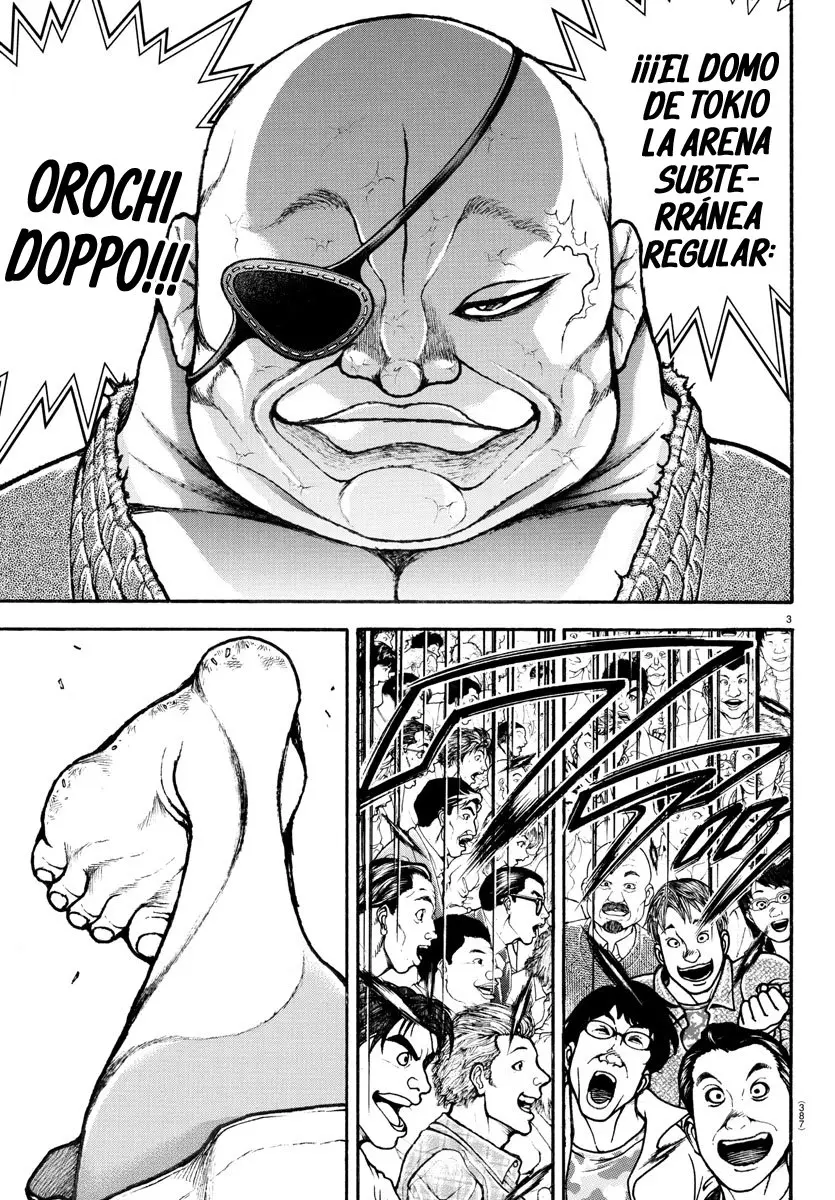 Baki Dou capítulo 132, página 4