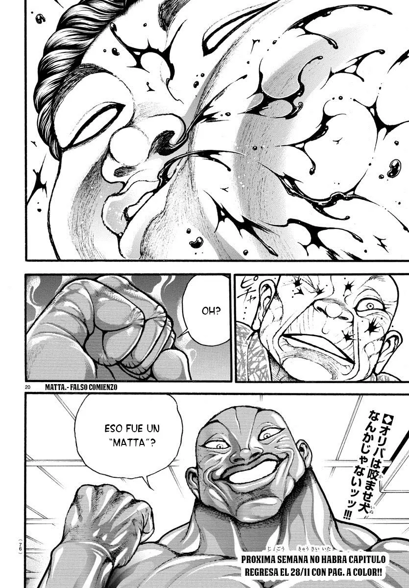 Baki Dou capítulo 14, página 20
