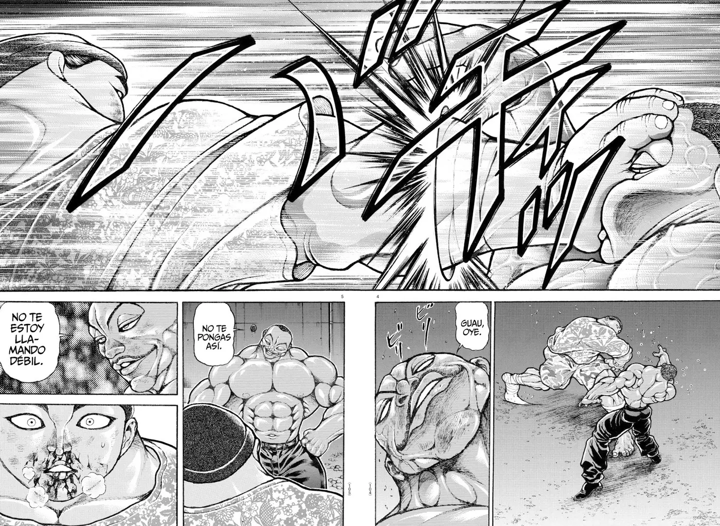 Baki Dou capítulo 141, página 6