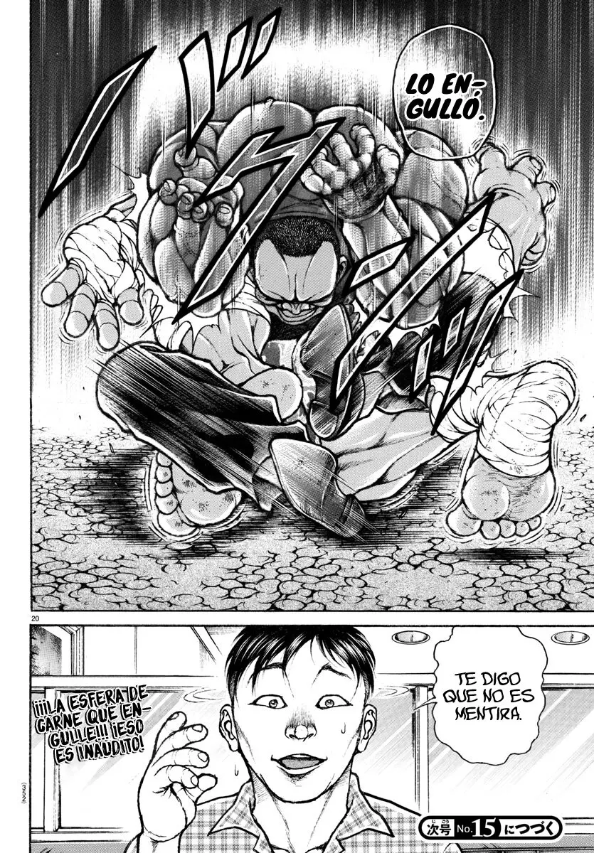 Baki Dou capítulo 142, página 20