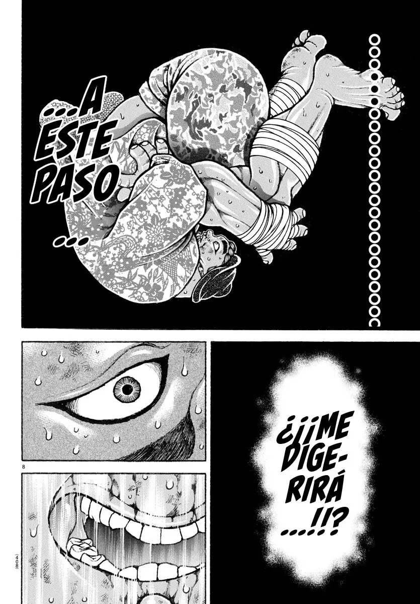 Baki Dou capítulo 143, página 8