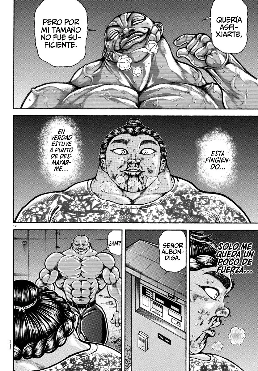 Baki Dou capítulo 143, página 12