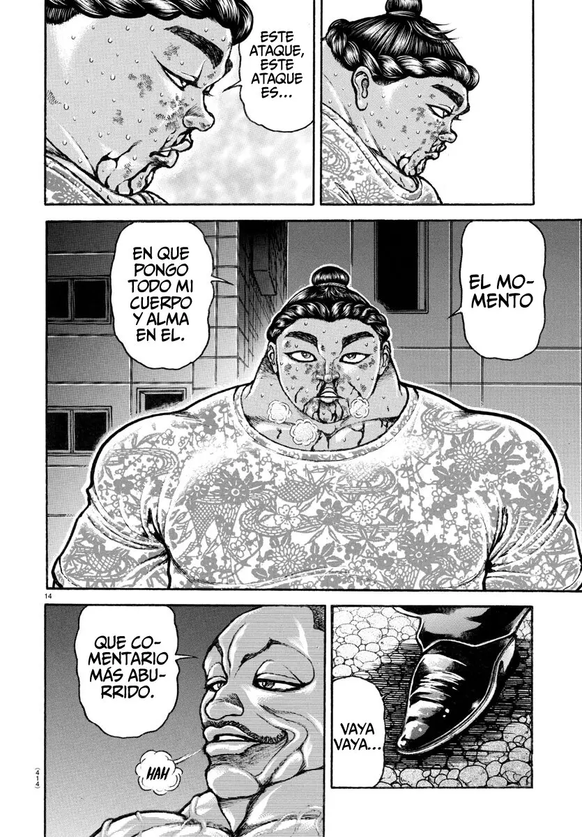 Baki Dou capítulo 143, página 14