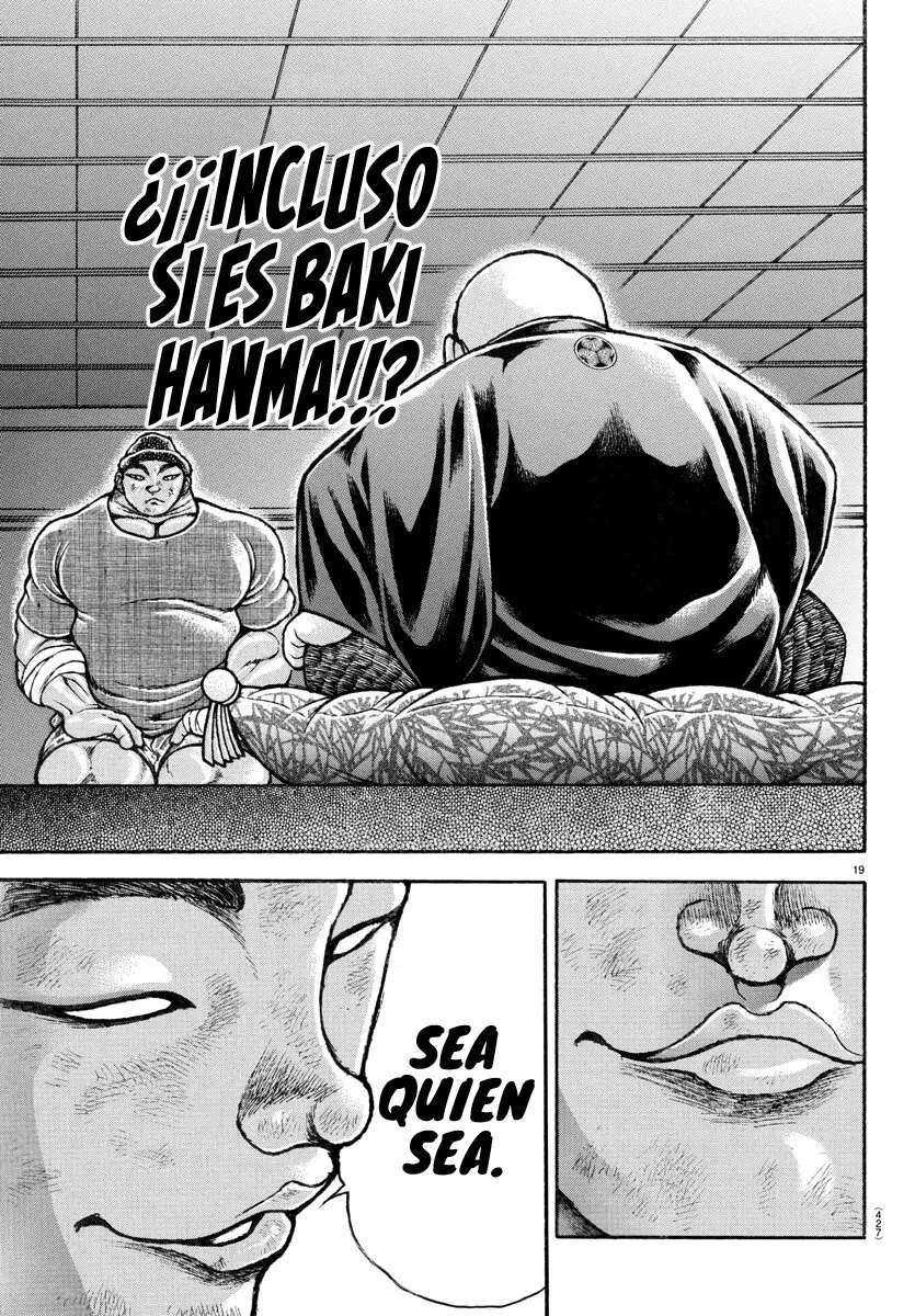 Baki Dou capítulo 144, página 19