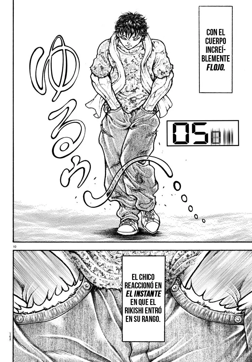 Baki Dou capítulo 147, página 10