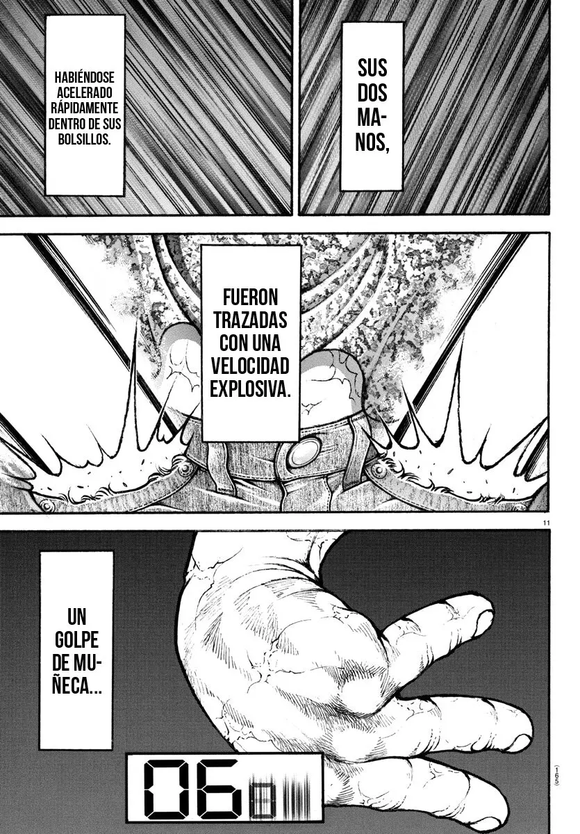 Baki Dou capítulo 147, página 11