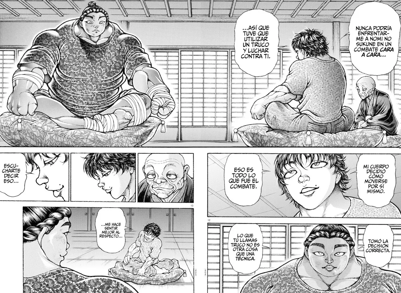 Baki Dou capítulo 148, página 14
