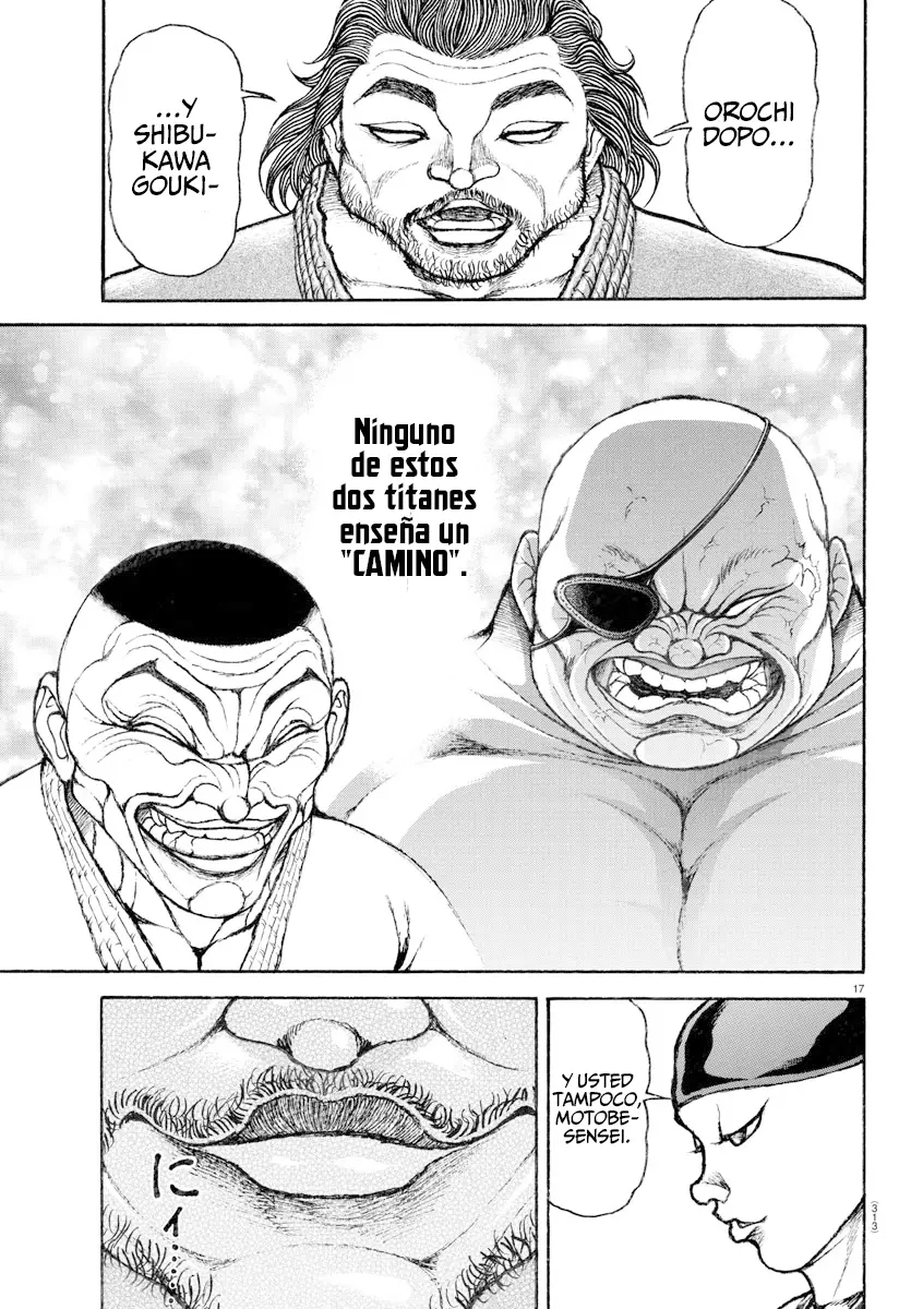 Baki Dou capítulo 149, página 19