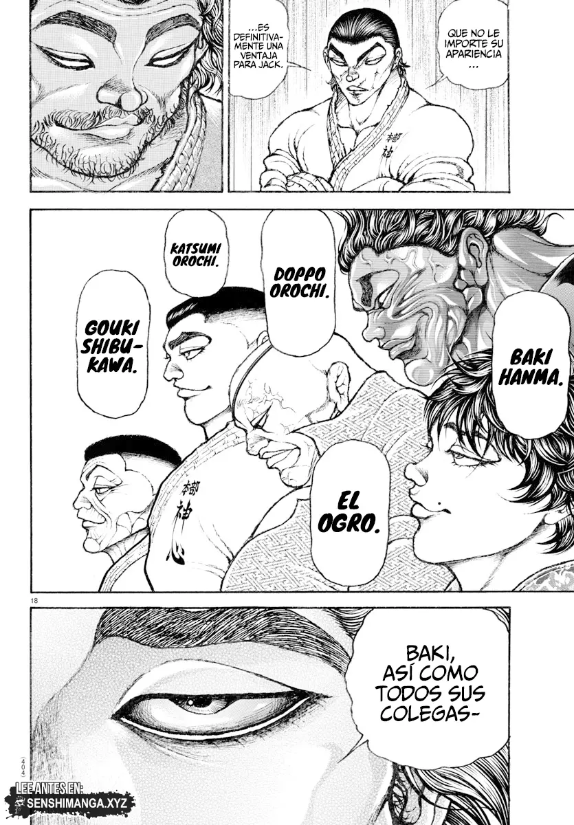 Baki Dou capítulo 150, página 20