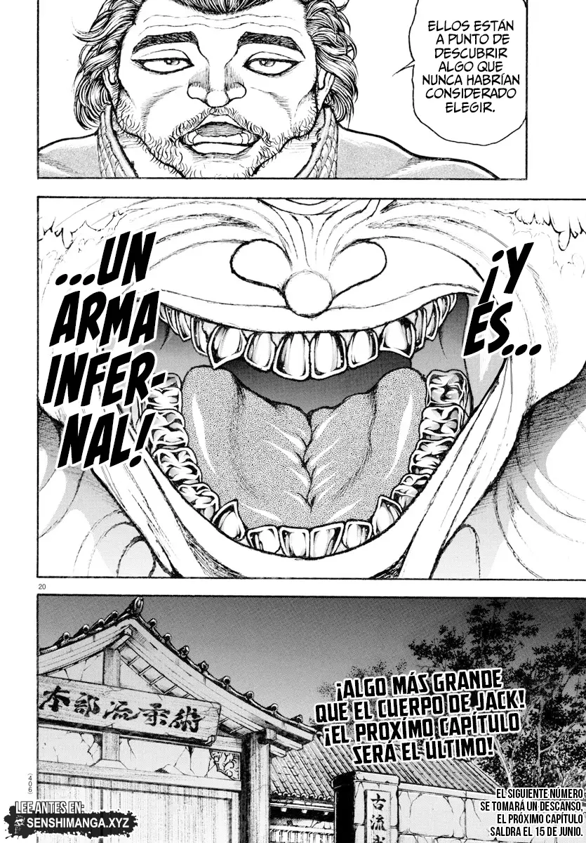 Baki Dou capítulo 150, página 22