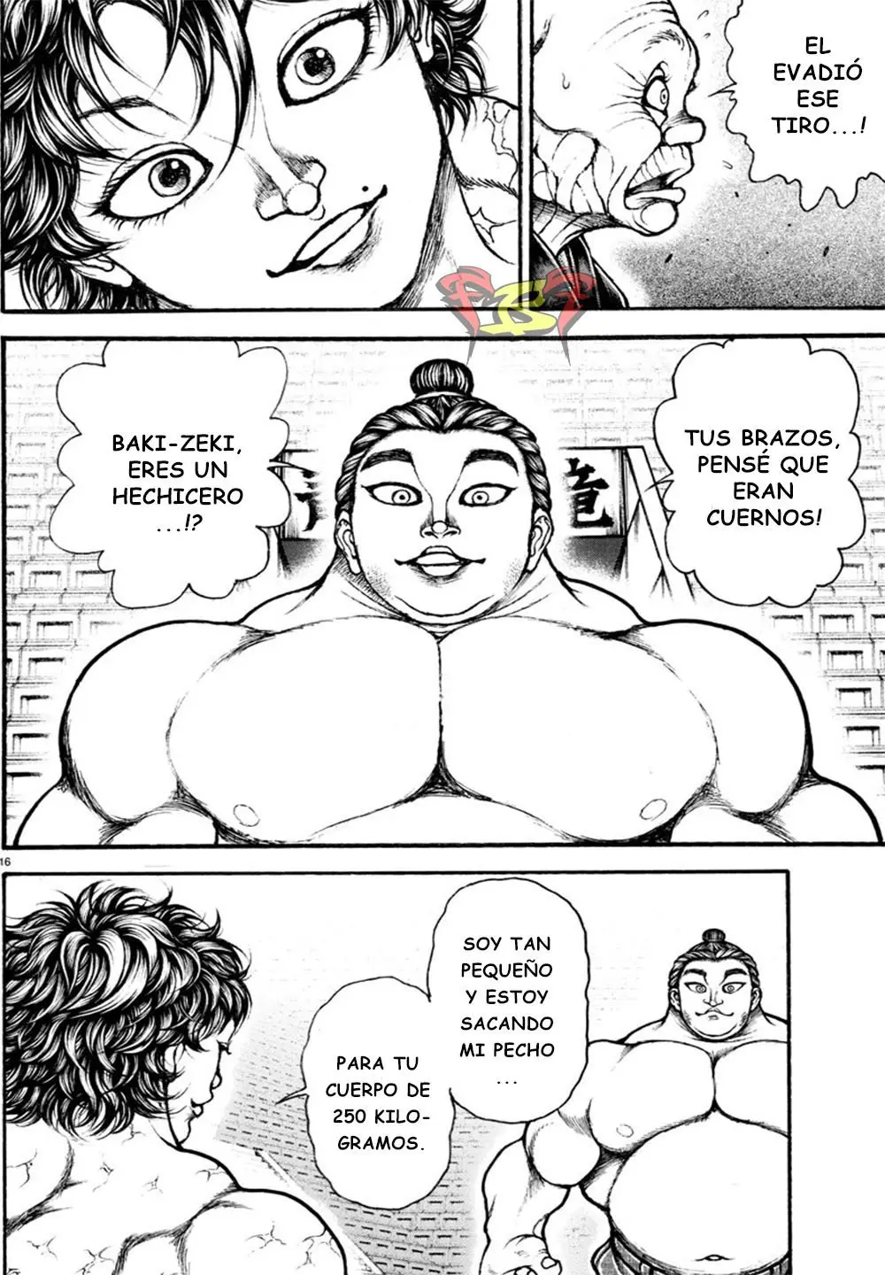 Baki Dou capítulo 32, página 14