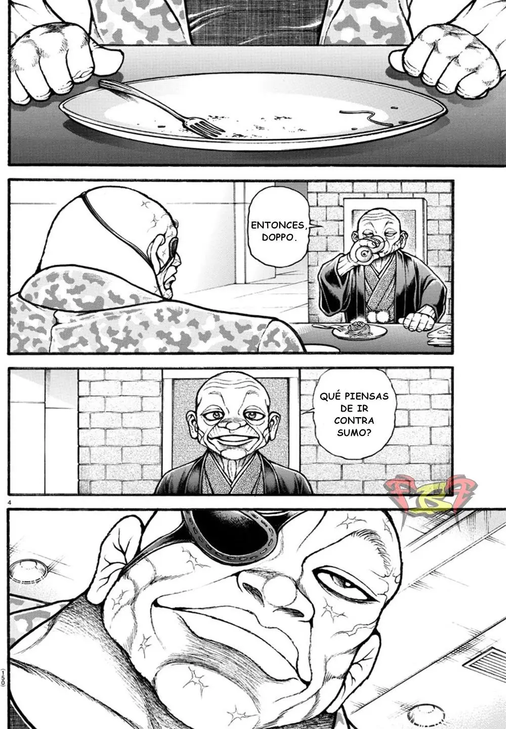 Baki Dou capítulo 33, página 4