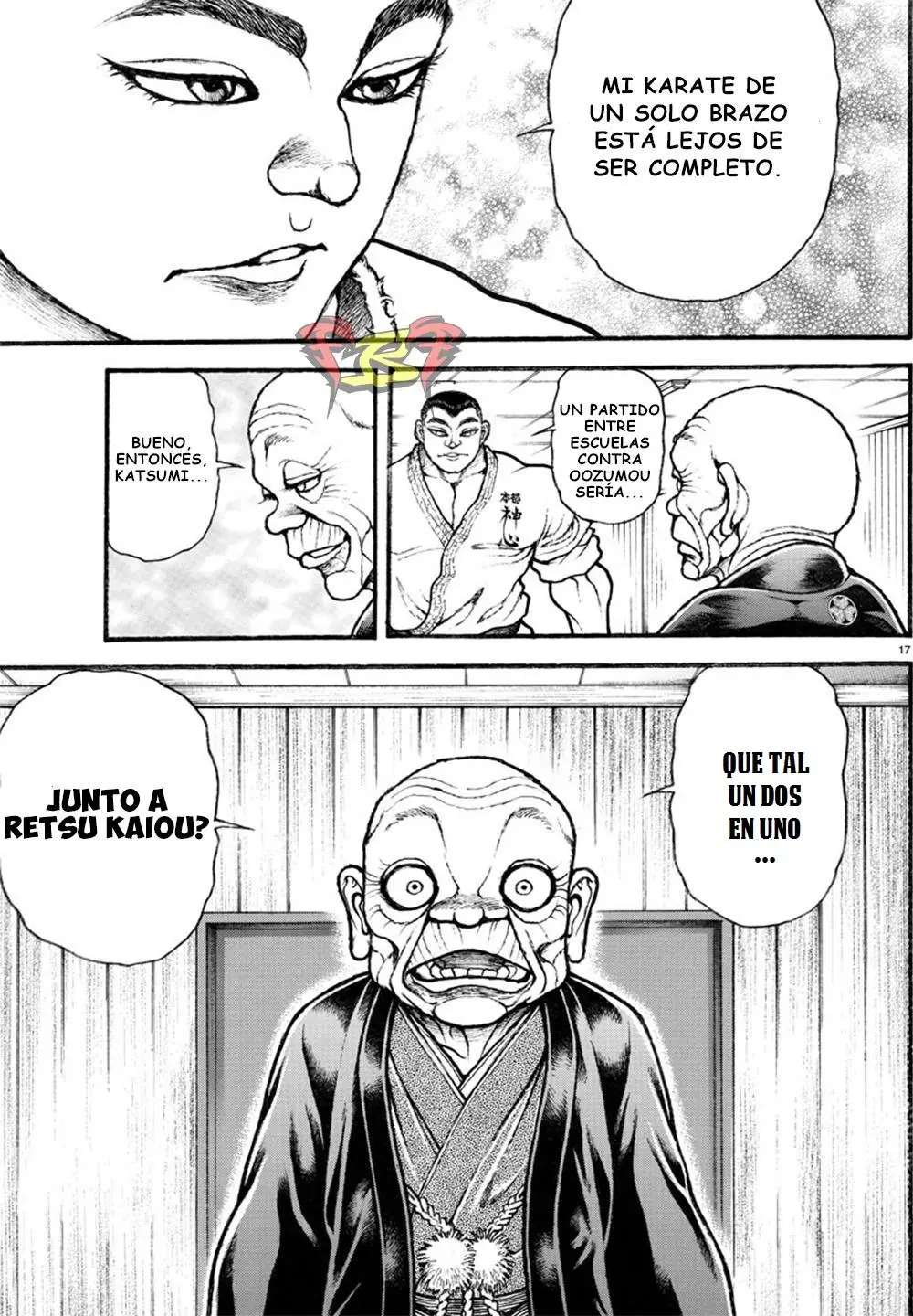Baki Dou capítulo 33, página 17