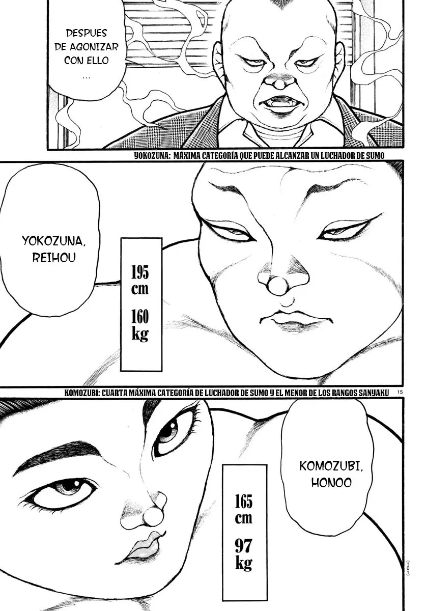 Baki Dou capítulo 36, página 15