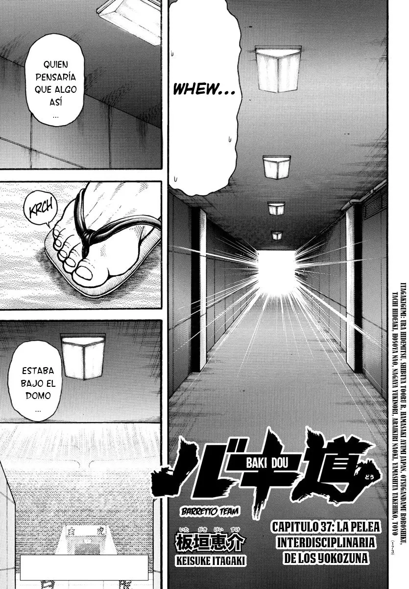 Baki Dou capítulo 37, página 1