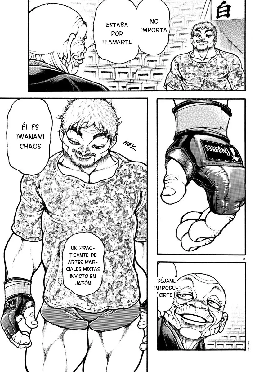 Baki Dou capítulo 37, página 8