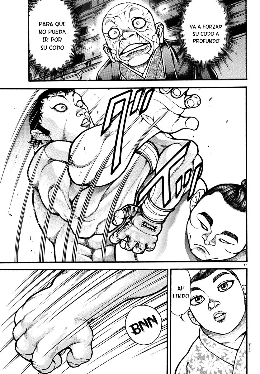 Baki Dou capítulo 41, página 17