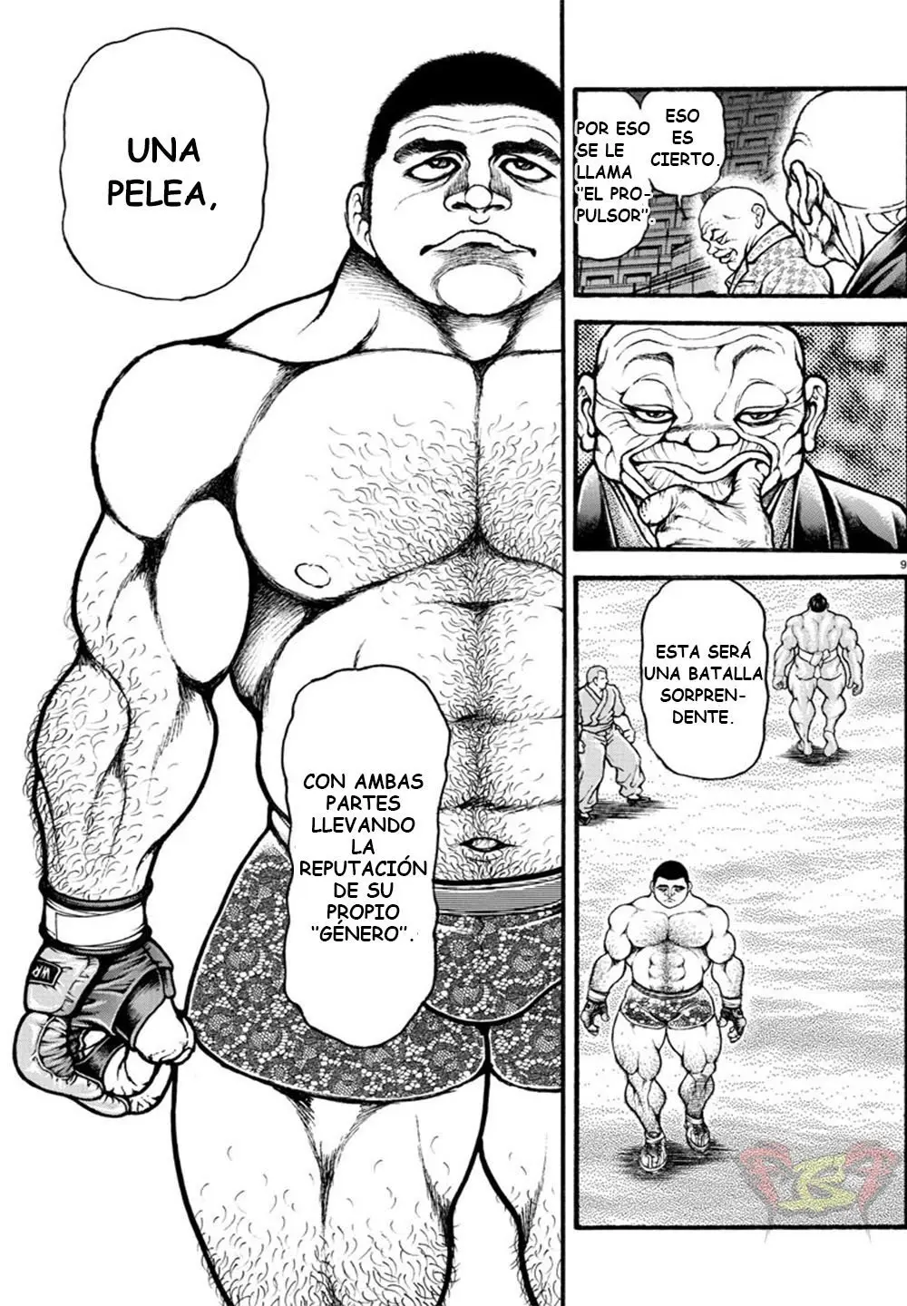 Baki Dou capítulo 42, página 9