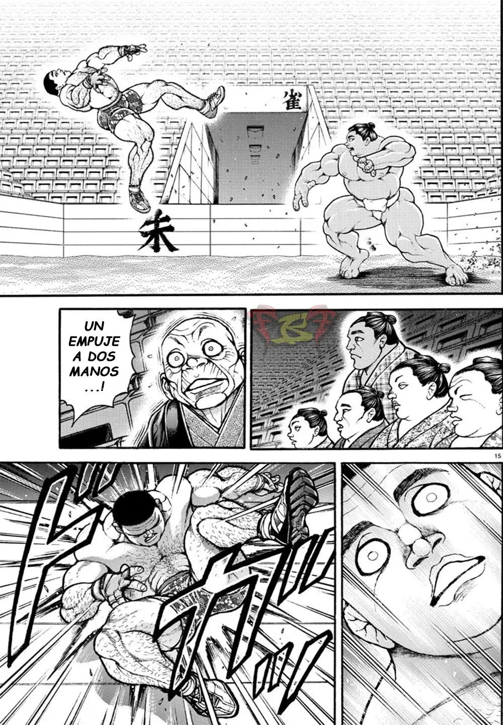 Baki Dou capítulo 42, página 15