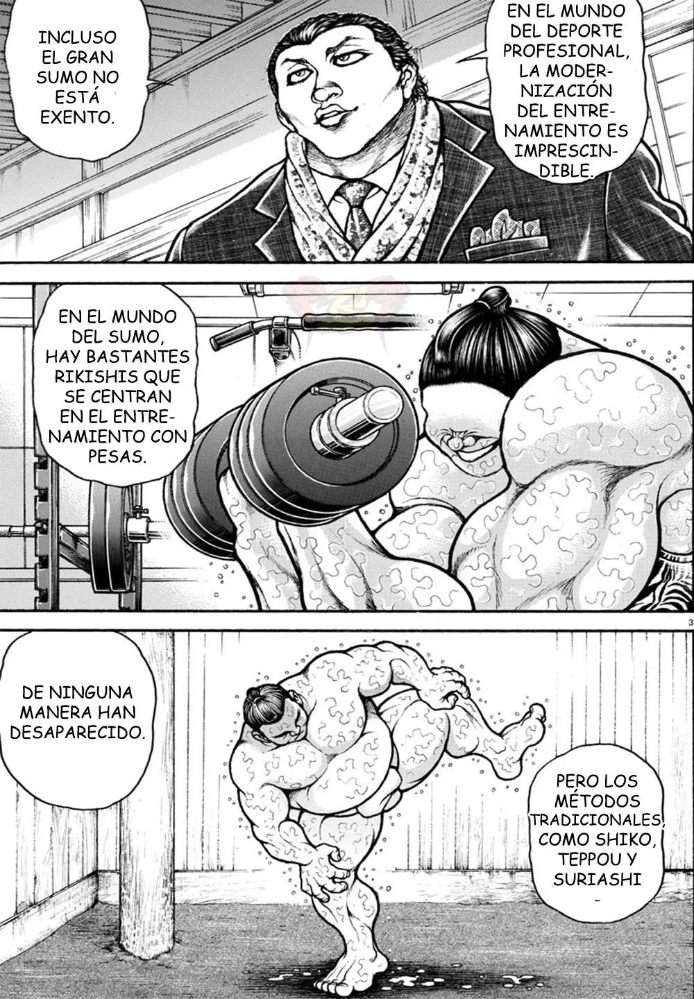 Baki Dou capítulo 46, página 3